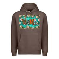 Coffee western daisy mama skinny metal can holder Premium Hoodie - HRA Design Shop