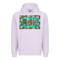 Lilac western daisy mama skinny metal can holder Premium Hoodie - HRA Design Shop