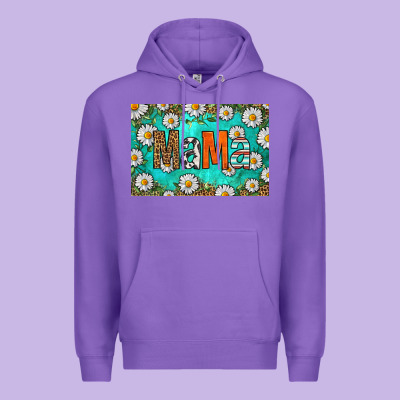 Western Daisy Mama Skinny Metal Can Holder Premium Hoodie Designed By Hra Design Shop