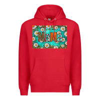 Red western daisy mama skinny metal can holder Premium Hoodie - HRA Design Shop
