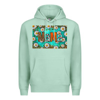 Seafoam western daisy mama skinny metal can holder Premium Hoodie - HRA Design Shop