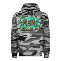 Slate Camo western daisy mama skinny metal can holder Premium Hoodie - HRA Design Shop