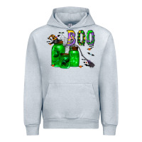 Heather Grey boo drink Urban Hoodie - CowhideDigitalArt