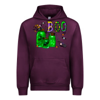 Mauve Wine boo drink Urban Hoodie - CowhideDigitalArt
