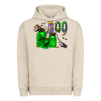 Pigment French Oak boo drink Urban Hoodie - CowhideDigitalArt