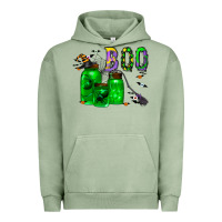 Pigment Oil Green boo drink Urban Hoodie - CowhideDigitalArt