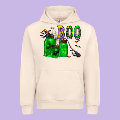 Boo Drink Urban Hoodie Designed By Cowhidedigitalart