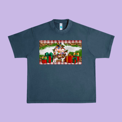 Stocked Christmas Farm Urban Heavy Tee Designed By Artiststas