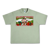 Oil Green Stocked christmas farm Urban Heavy Tee - Artiststas