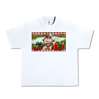 White Stocked christmas farm Urban Heavy Tee - Artiststas