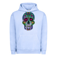 Pigment Grape Ice sugar skull Urban Hoodie - FaDigitalArtStudio