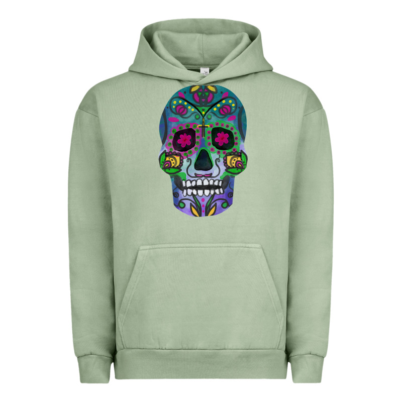 Sugar Skull Urban Hoodie by FaDigitalArtStudio | Teevron