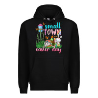 Black Small Town Easter Day Premium Hoodie - Neo Western