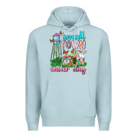Blue Mist Small Town Easter Day Premium Hoodie - Neo Western