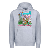 Heather Grey Small Town Easter Day Premium Hoodie - Neo Western