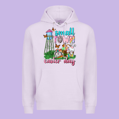 Small Town Easter Day Premium Hoodie Designed By Neo Western