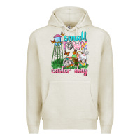 Oatmeal Heather Small Town Easter Day Premium Hoodie - Neo Western