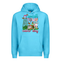 Ocean Blue Small Town Easter Day Premium Hoodie - Neo Western