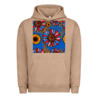 Pigment Burro usa sunflowers seamless pattern Urban Hoodie - HRA Design Shop