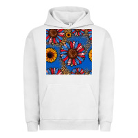 Pigment Lunar Rock usa sunflowers seamless pattern Urban Hoodie - HRA Design Shop