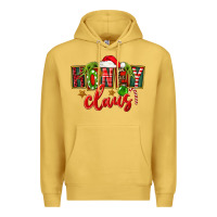 Antique Gold christmas honey claus Premium Hoodie - FaDigitalArtStudio