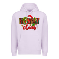 Lilac christmas honey claus Premium Hoodie - FaDigitalArtStudio