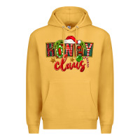 Mustard christmas honey claus Premium Hoodie - FaDigitalArtStudio