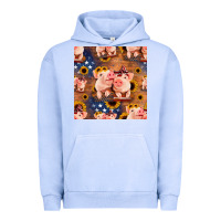 Pigment Grape Ice american pigs seamless pattern Urban Hoodie - HRA Design Shop