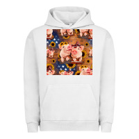 Pigment Lunar Rock american pigs seamless pattern Urban Hoodie - HRA Design Shop