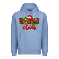 Colony Blue christmas honey claus Premium Hoodie - FaDigitalArtStudio