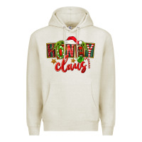 Oatmeal Heather christmas honey claus Premium Hoodie - FaDigitalArtStudio