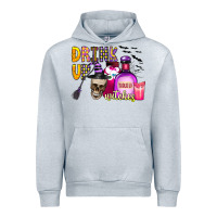Heather Grey drink up witches Urban Hoodie - CowhideDigitalArt