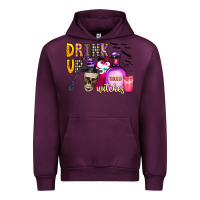 Mauve Wine drink up witches Urban Hoodie - CowhideDigitalArt