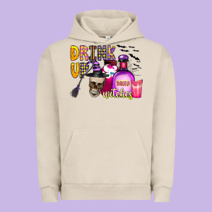 Drink Up Witches Urban Hoodie Designed By Cowhidedigitalart