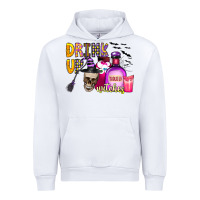 White drink up witches Urban Hoodie - CowhideDigitalArt