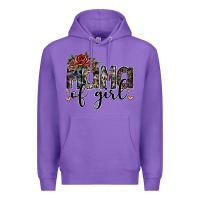 Purple mama of girl Premium Hoodie - SublimationCraftShop