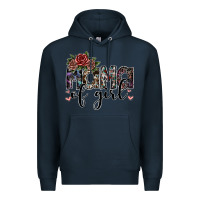 Navy mama of girl Premium Hoodie - SublimationCraftShop