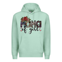 Seafoam mama of girl Premium Hoodie - SublimationCraftShop