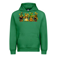 Emerald sunflower gnomies Urban Hoodie - FaDigitalArtStudio