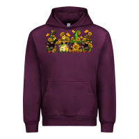 Mauve Wine sunflower gnomies Urban Hoodie - FaDigitalArtStudio