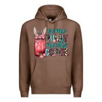Chestnut Some Bunny needs coffee Premium Hoodie - Neo Western