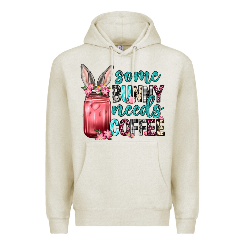 Some Bunny Needs Coffee Premium Hoodie by Neo Western | Teevron