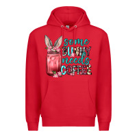 Red Some Bunny needs coffee Premium Hoodie - Neo Western