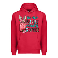 Cardinal Some Bunny needs coffee Premium Hoodie - Neo Western