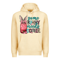 Pina Colada Some Bunny needs coffee Premium Hoodie - Neo Western