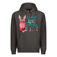 Smoke Some Bunny needs coffee Premium Hoodie - Neo Western