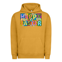 Pigment Peanut Butter happy easter with eggs Urban Hoodie - Neo Western