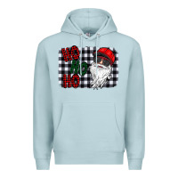 Blue Mist ho ho ho Premium Hoodie - CowhideDigitalArt