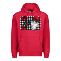 Cardinal ho ho ho Premium Hoodie - CowhideDigitalArt