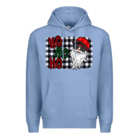 Colony Blue ho ho ho Premium Hoodie - CowhideDigitalArt